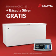CTCC-25 | Congelador horizontal para conservación Criotec con báscula Silver gratis
