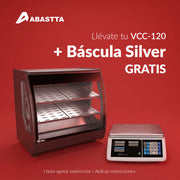 VCC-120 | Vitrina caliente para exhibición Criotec  con báscula Silver gratis