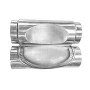 A8 | Molde semicircular Migsa para formadora de quesadillas y empanadas de 14 x 8.3 cm