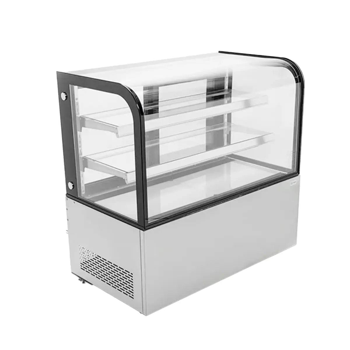 ARC-470Y | Vitrina refrigerada de piso Migsa 500 L con cristal curvo, puertas deslizables e iluminación LED
