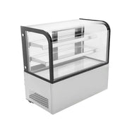ARC-470Y | Vitrina refrigerada de piso Migsa 500 L con cristal curvo, puertas deslizables e iluminación LED