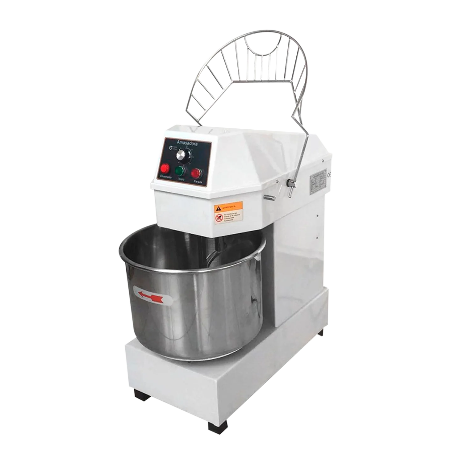 HD-80A | Amasadora de espiral Migsa 80 L con doble temporizador y 2 velocidades
