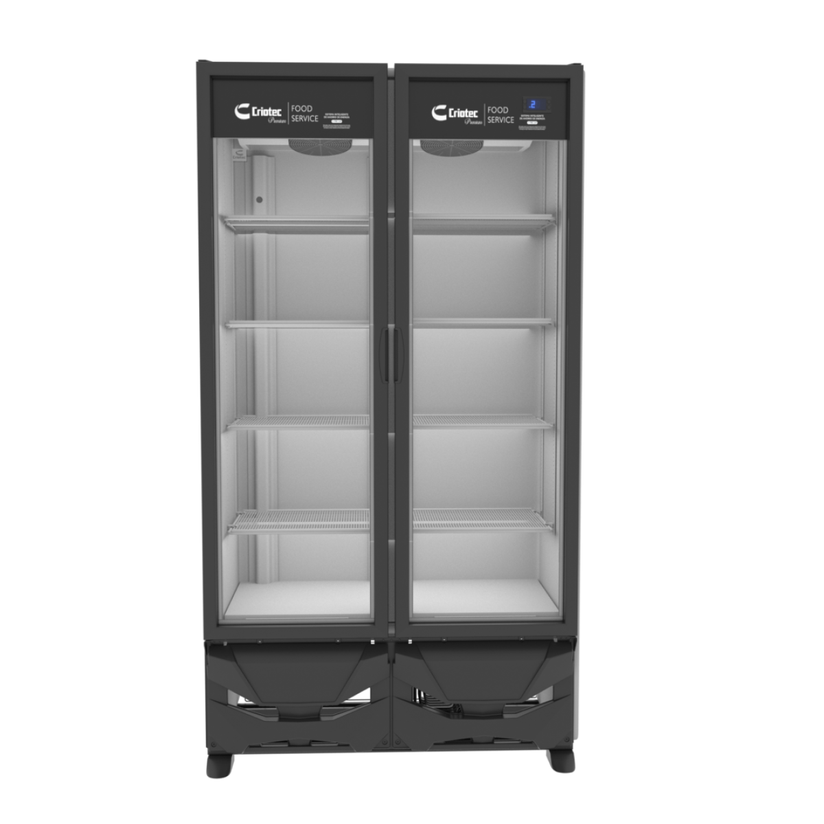 CFX-24 | Enfriador Vertical 2 Puertas 24 ft³