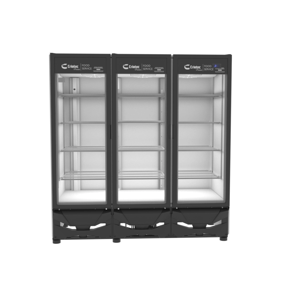 CFX-64 | Enfriador Vertical 3 Puertas 64 ft³