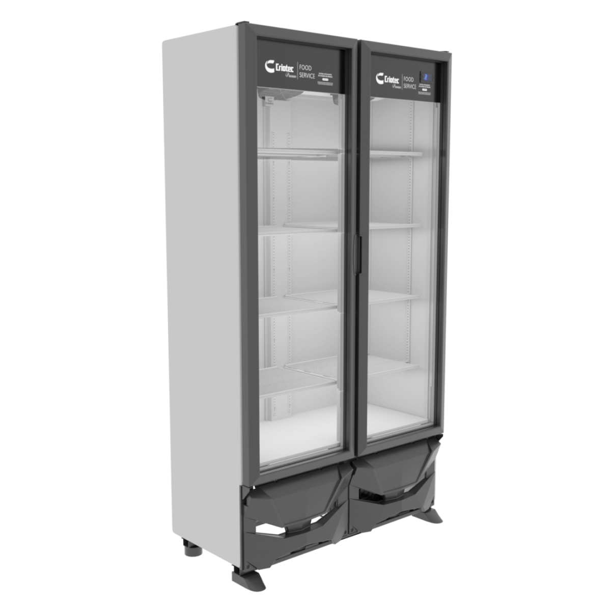 CFX-24 | Enfriador Vertical 2 Puertas 24 ft³
