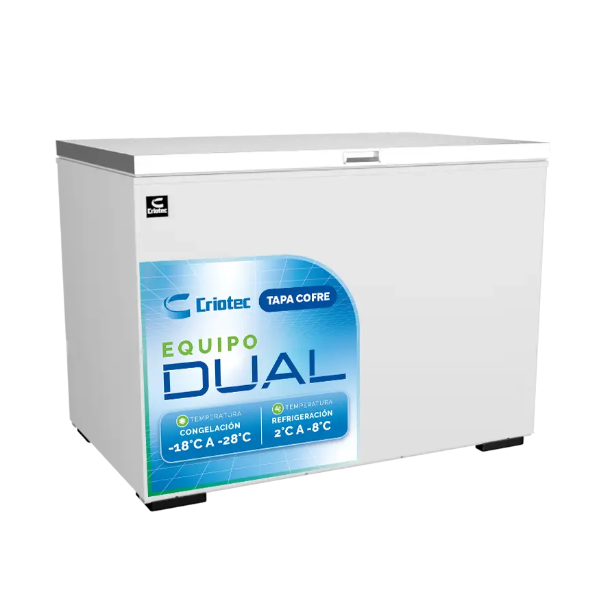 CTCC-15 AI | Conservador de Congelados Dual con puerta solida de Acero Inox. 15 ft³