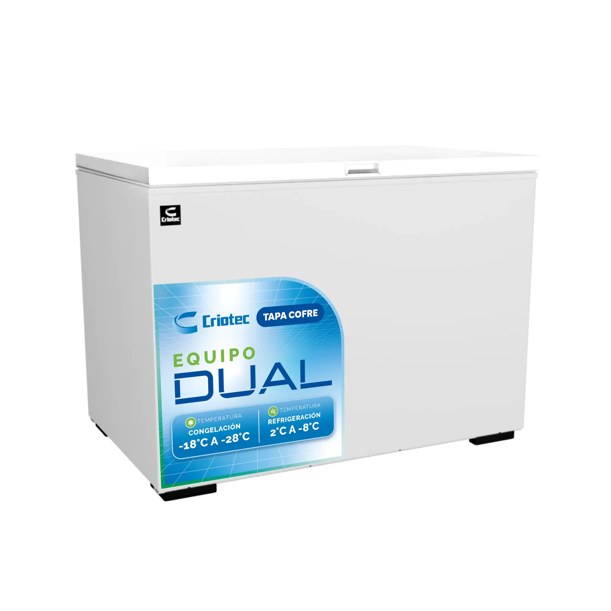 CTCC-15 | Conservador de Congelados Dual Puerta Sólida 15 ft³