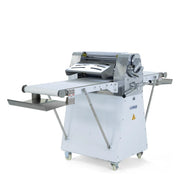 DQ-380C | Laminadora de piso con banda reversible Migsa 3/4 HP con brazos abatibles y base con ruedas