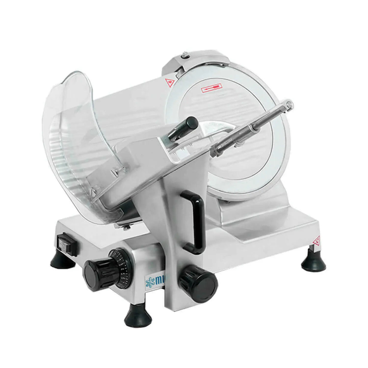 HBS-250A | Rebanadora de carnes frías Migsa  250 W con cuchilla de 25 cm y espesor ajustable de 0 a 16 mm