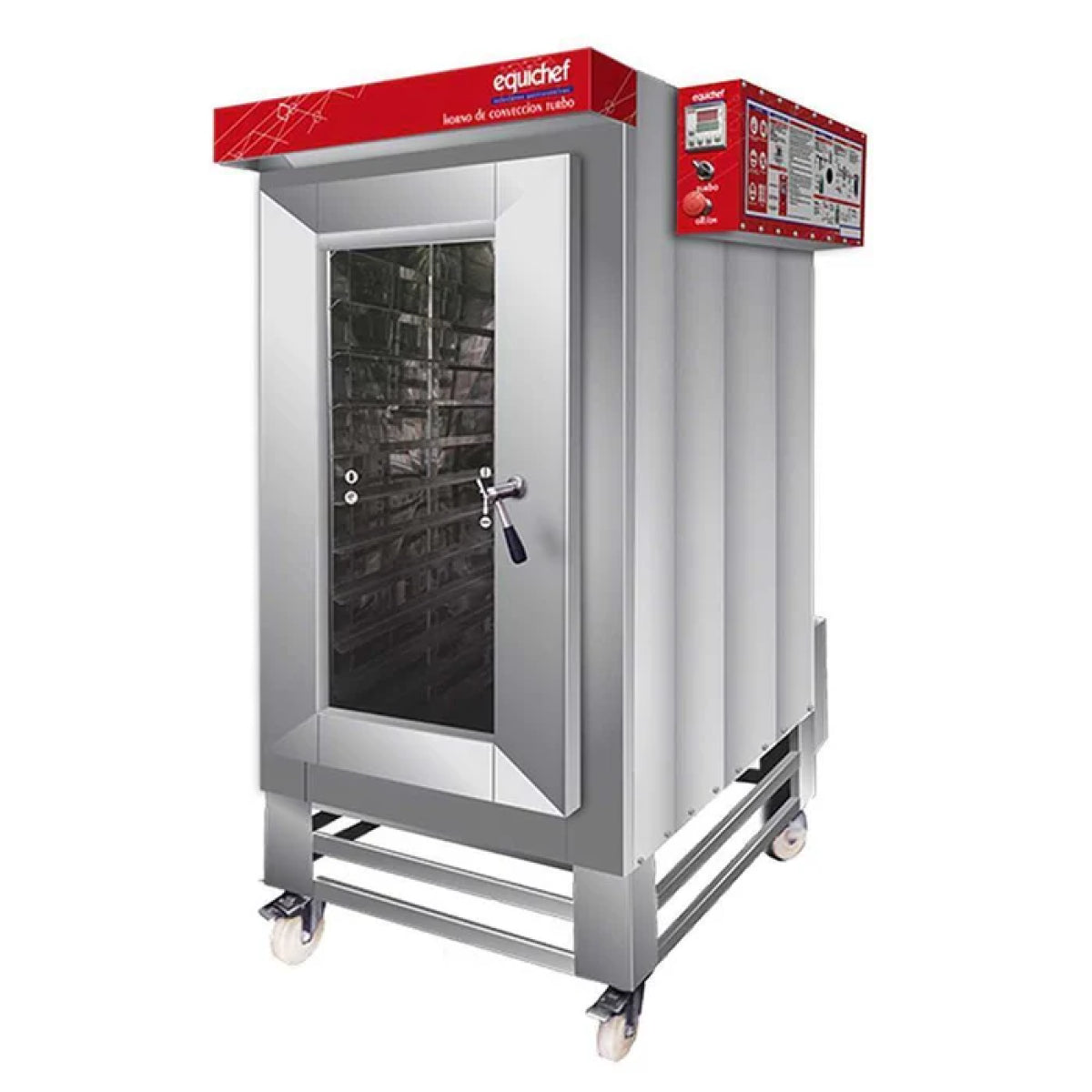 HTE12D  | Horno turbo de convección Equichef para 12 charolas con control digital de temperatura y vapor