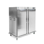 HW-22-21 | Carro calentón alto de alimentos Migsa 2.2 kW con 22 parrillas y 2 puertas
