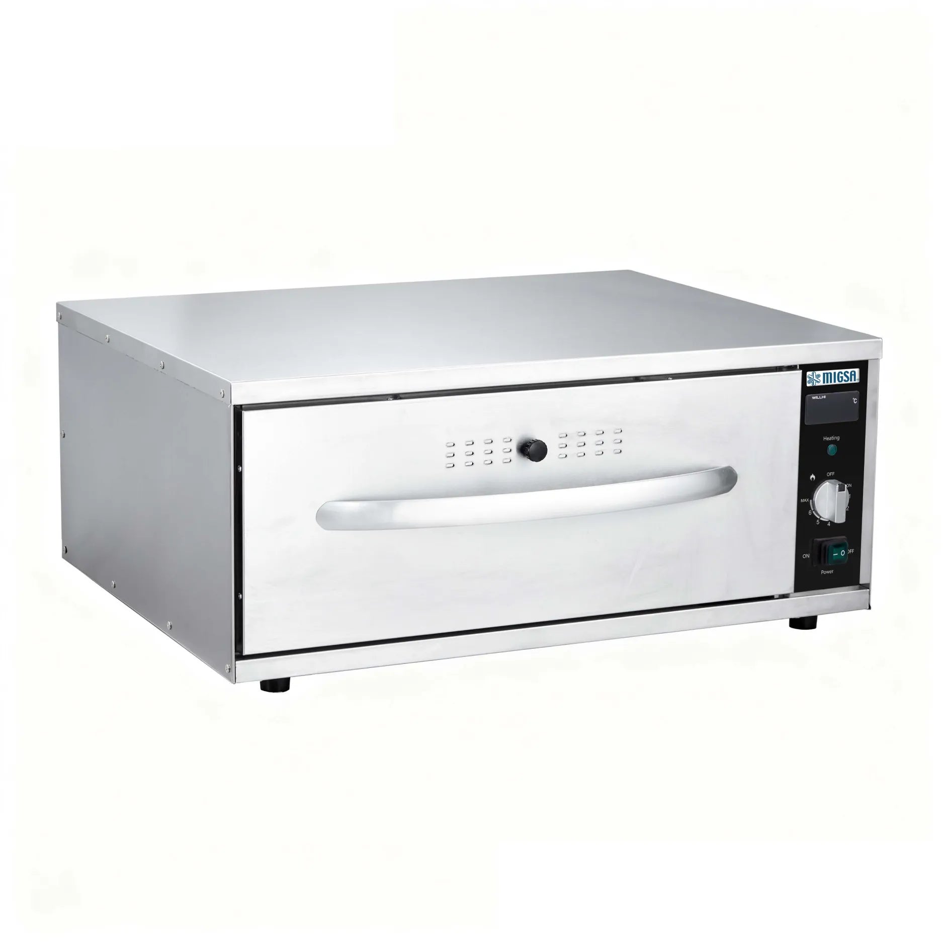 HW-81 | Calentador de alimentos eléctrico Migsa con 1 cajón y control térmico ajustable