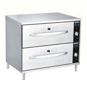 HW-82 | Calentador de alimentos eléctrico Migsa  con 2 cajones y control térmico ajustable