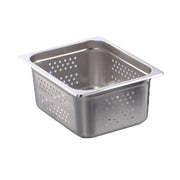 IP2MEDIO-06P | Inserto GN medio perforado Migsa  de acero inoxidable 32.5 x 26.5 x 6.5 cm