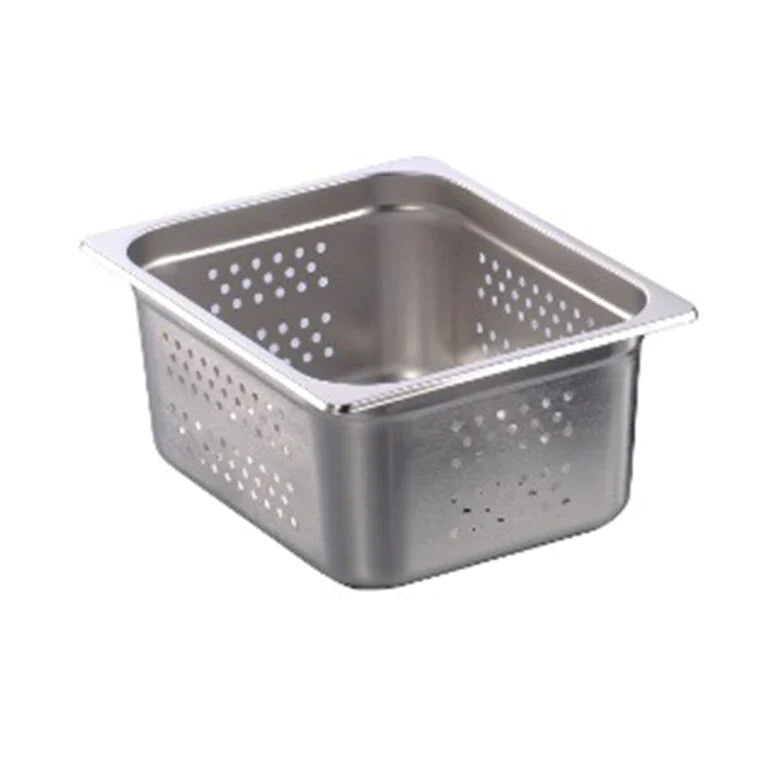IP2MEDIO-10P | Inserto GN medio perforado Migsa  de acero inoxidable 32.5 x 26.5 x 10 cm