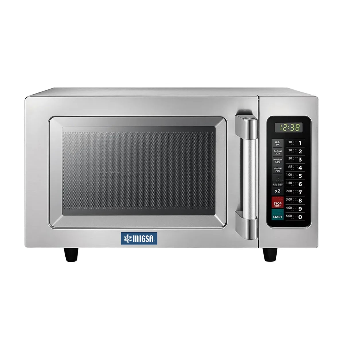 MC09D  | Horno de microondas comercial digital Migsa 25 L con potencia de 1000 W y 100 menús programables