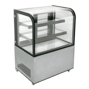 ARC-270Y | Vitrina refrigerada de piso Migsa  270 L con cristal curvo, puertas deslizables e iluminación LED