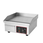 BN-36B | Plancha grill lisa eléctrica Migsa 1.5 kW con placa de 3/8" y cajón para grasa