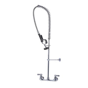 BXF-A6 | Manguera de prelavado de pared Migsa de 8" con rociadora ahorradora de agua y manguera flexible de 44"