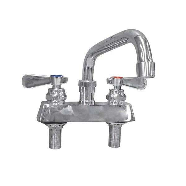 BXF-F6  | Llave mezcladora de cubierta Migsa de 4" con cuello de ganso de 6" y cierre rápido
