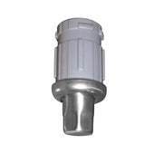 BXY-003 | Regatón nivelador Migsa de plástico y acero inoxidable para tubo redondo de 1 1/2" en caja con 100 piezas