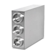 HCW-3 | Despachador de vasos Migsa con gabinete de acero inoxidable y 3 secciones