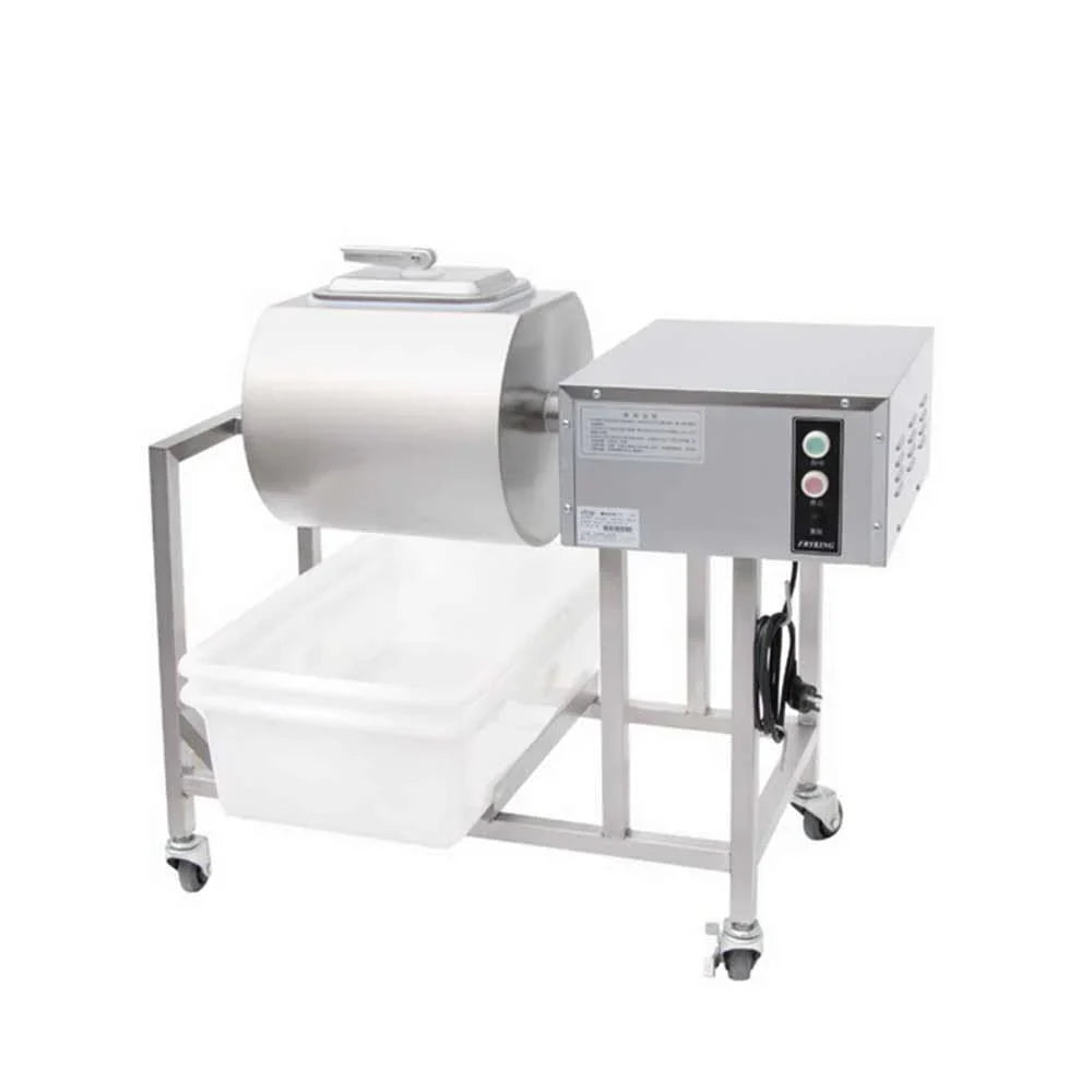 HML-900 | Máquina marinadora Migsa  25 L con tómbola giratoria de acero inoxidable y motor de 1/2 HP