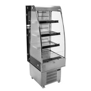 RTS-250L | Mural refrigerado de autoservicio Migsa 250 L con frente de 60 cm, cortina nocturna e iluminación LED