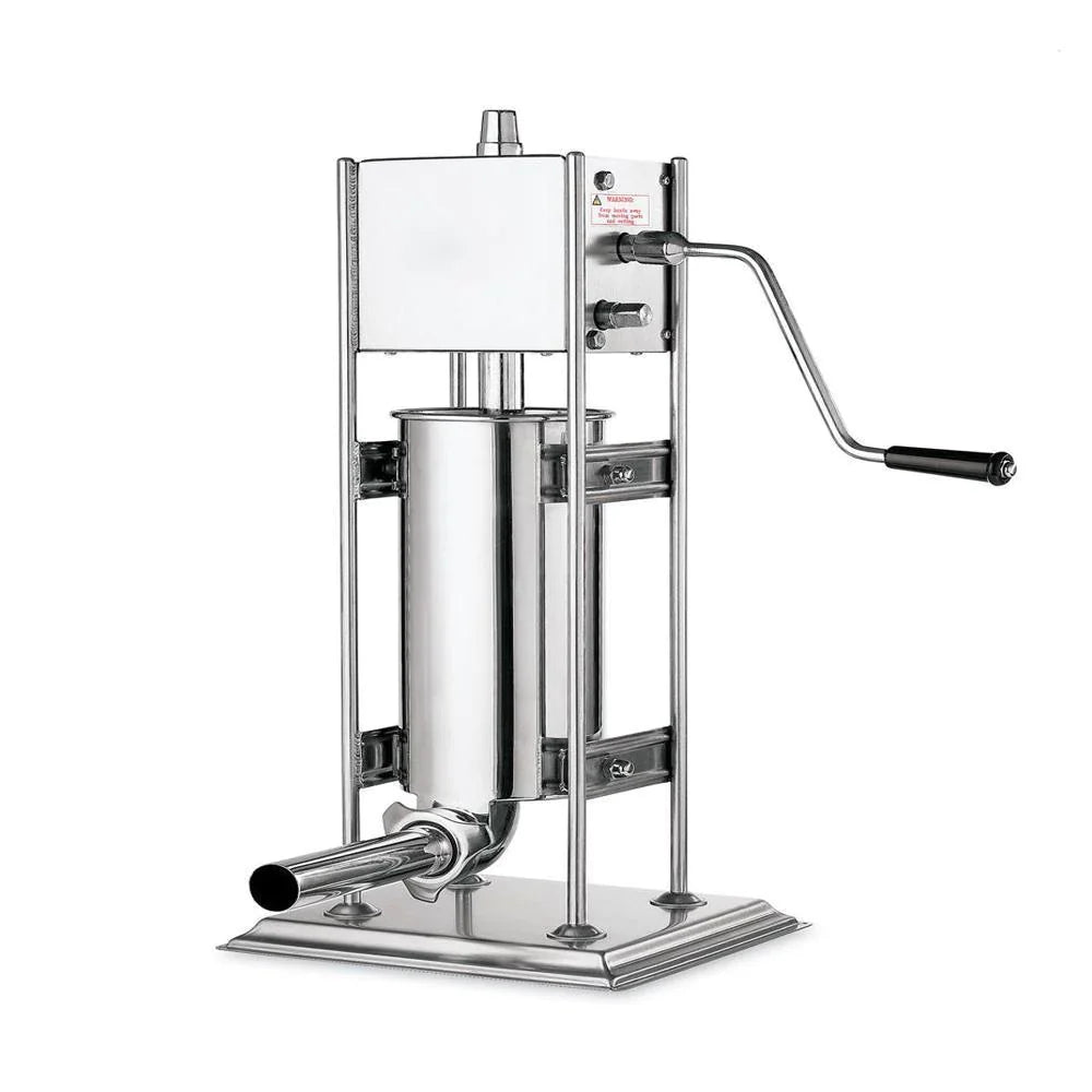 SV-15 | Embutidora manual vertical Migsa  15 L con 2 velocidades y 4 embudos de acero inoxidable