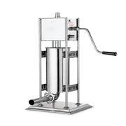 SV-15 | Embutidora manual vertical Migsa  15 L con 2 velocidades y 4 embudos de acero inoxidable