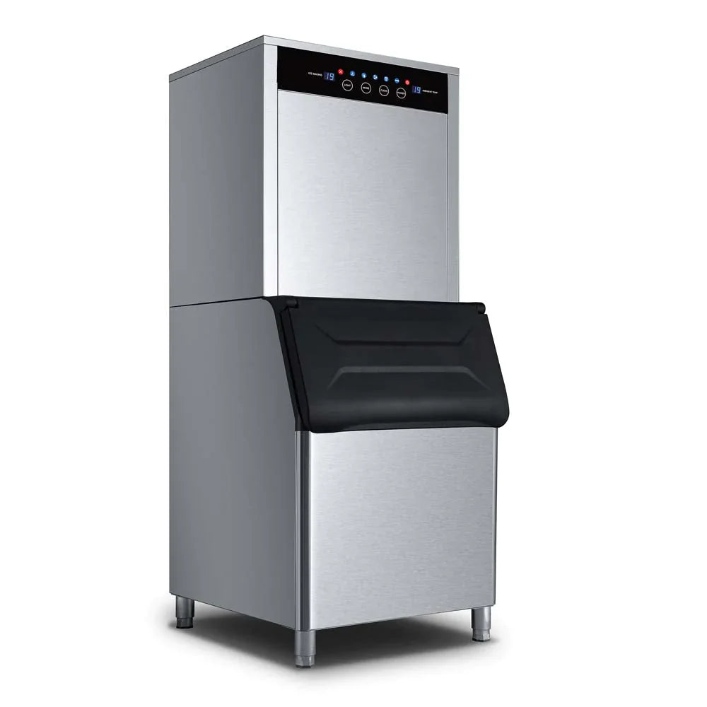 HB-230F | Máquina fabricadora de hielo frappé modular Migsa  230 kg por día con depósito de 105 kg y filtro de agua incluido