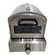 HPC-30 | Horno para pizzas a gas LP Migsa con cámara de 32 x 32 cm y piso refractario