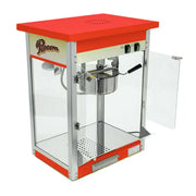 PC-01 | Fabricadora de palomitas eléctrica Migsa 8 oz con olla de acero inoxidable y teflón