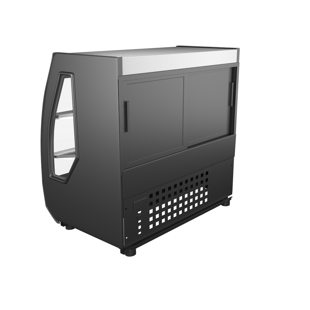 VCC-120 | Vitrina Curva Refrigerada para Mostrador