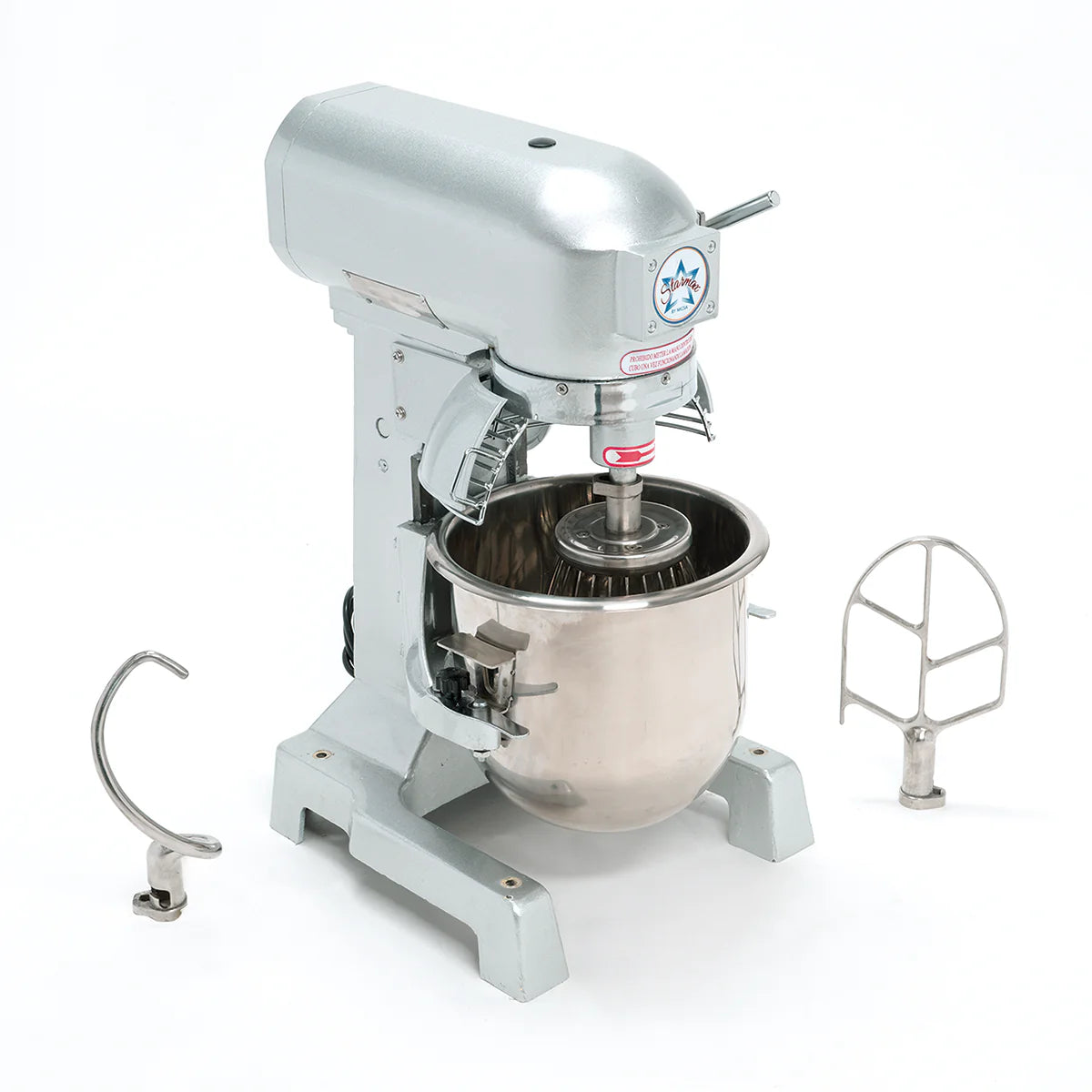 B-10G | Batidora planetaria Migsa 10 L 0.5 HP con 3 velocidades y accesorios