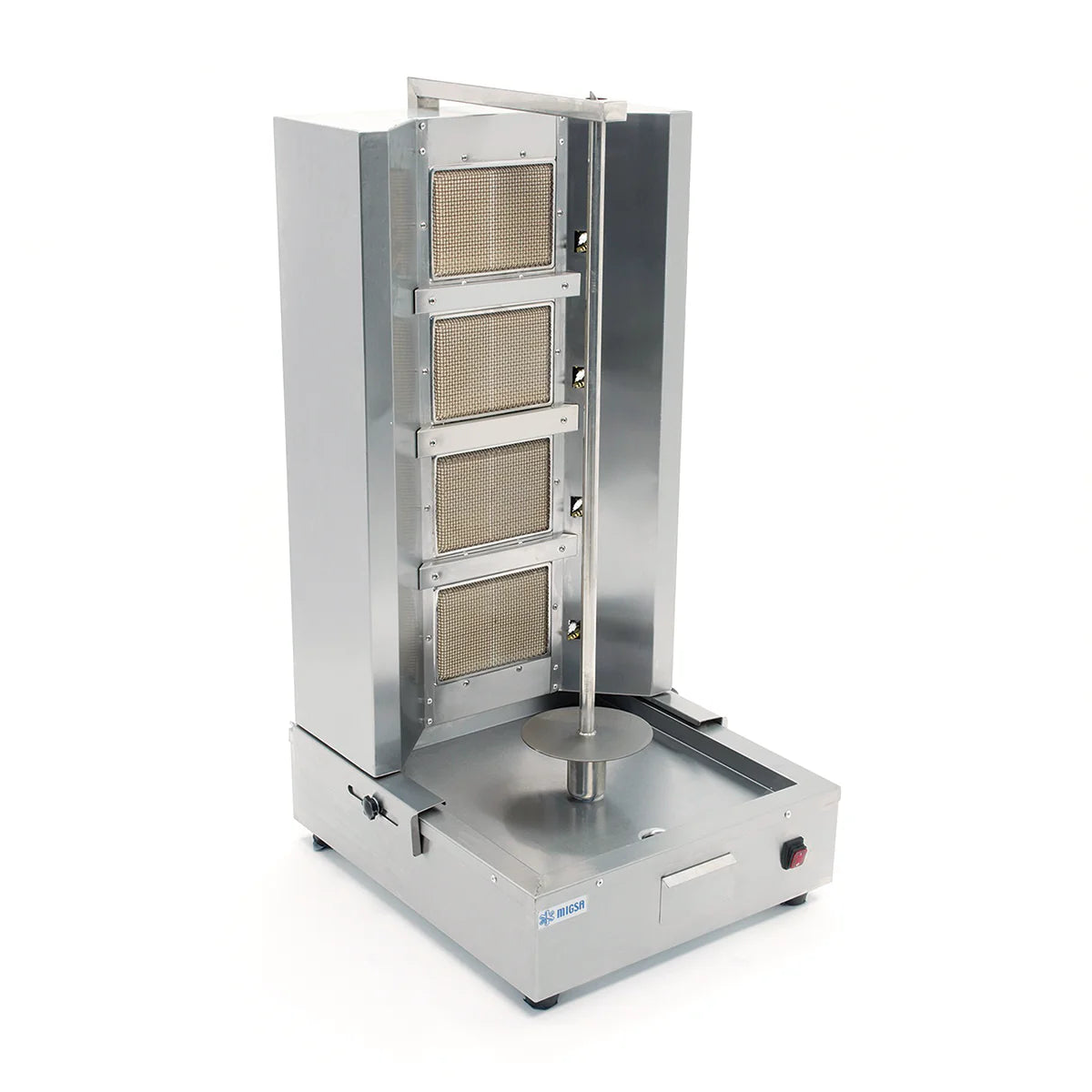 BN-RG04 | Doneraki a gas LP Migsa para pastor con motor eléctrico y 27000 BTU