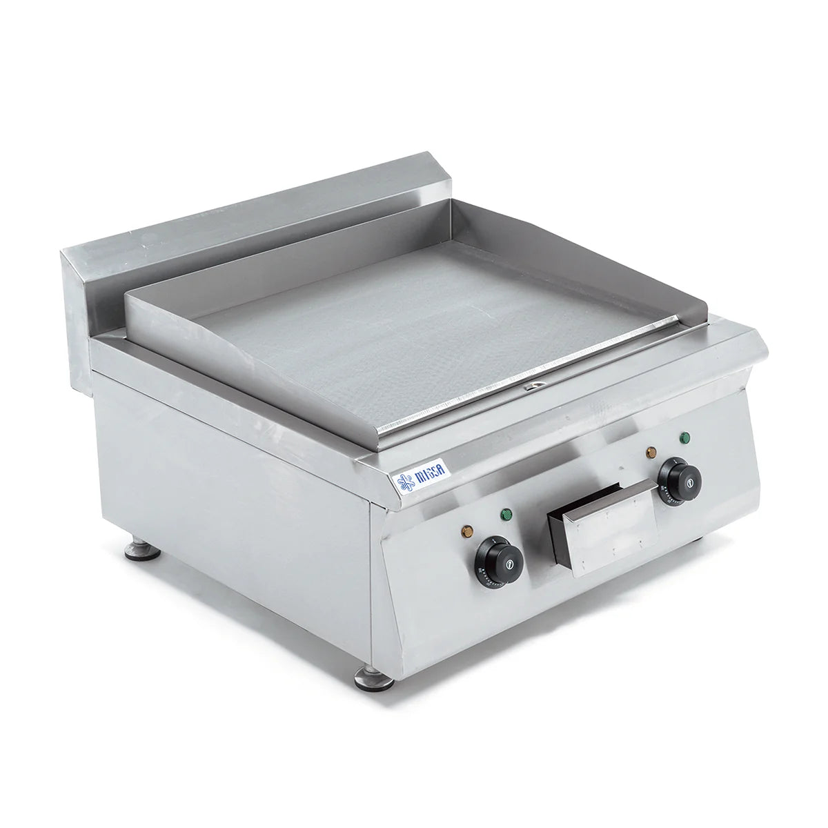 BN600-E602 | Plancha grill eléctrica Migsa 4 kW con placa de acero y control de temperatura