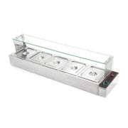 BN-B24 | Baño María eléctrico Migsa  1000 W con 5 insertos y tapas