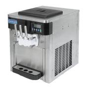 BQL-818BT | Máquina de helado suave de mesa Migsa de 2 sabores con producción de 18 L por hora y 3 salidas