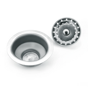 BX-R3  | Contra de canasta Migsa de acero inoxidable de 4" para tubo de salida de 1 1/2"