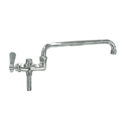 BXF-B12 | Llave mezcladora Migsa de 12" con cuello de ganso para mangueras de prelavado