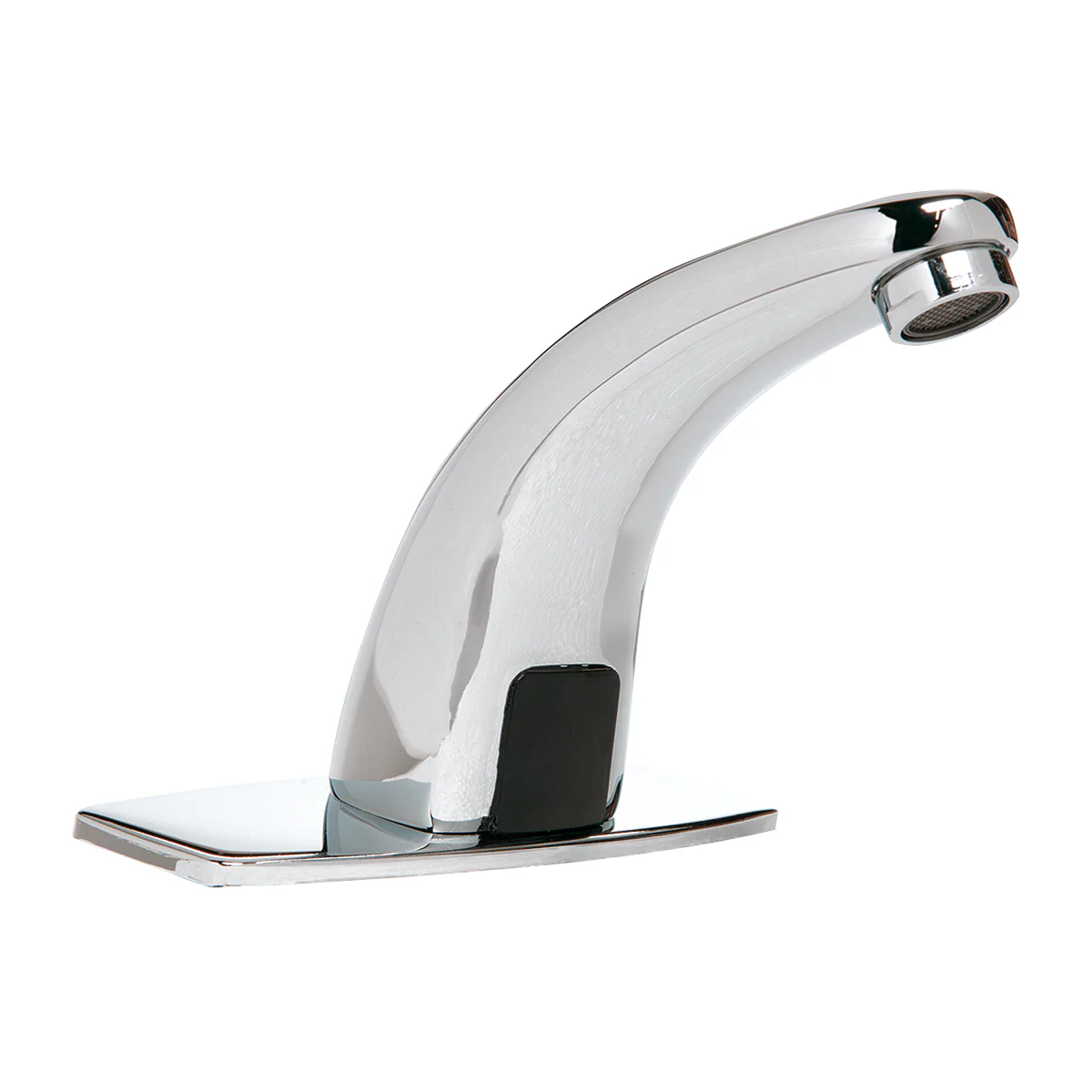 BXF-EF21  | Llave electrónica con sensor Migsa para lavabo con acabado cromado y placa de 4"