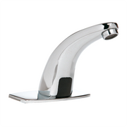 BXF-EF21  | Llave electrónica con sensor Migsa para lavabo con acabado cromado y placa de 4"