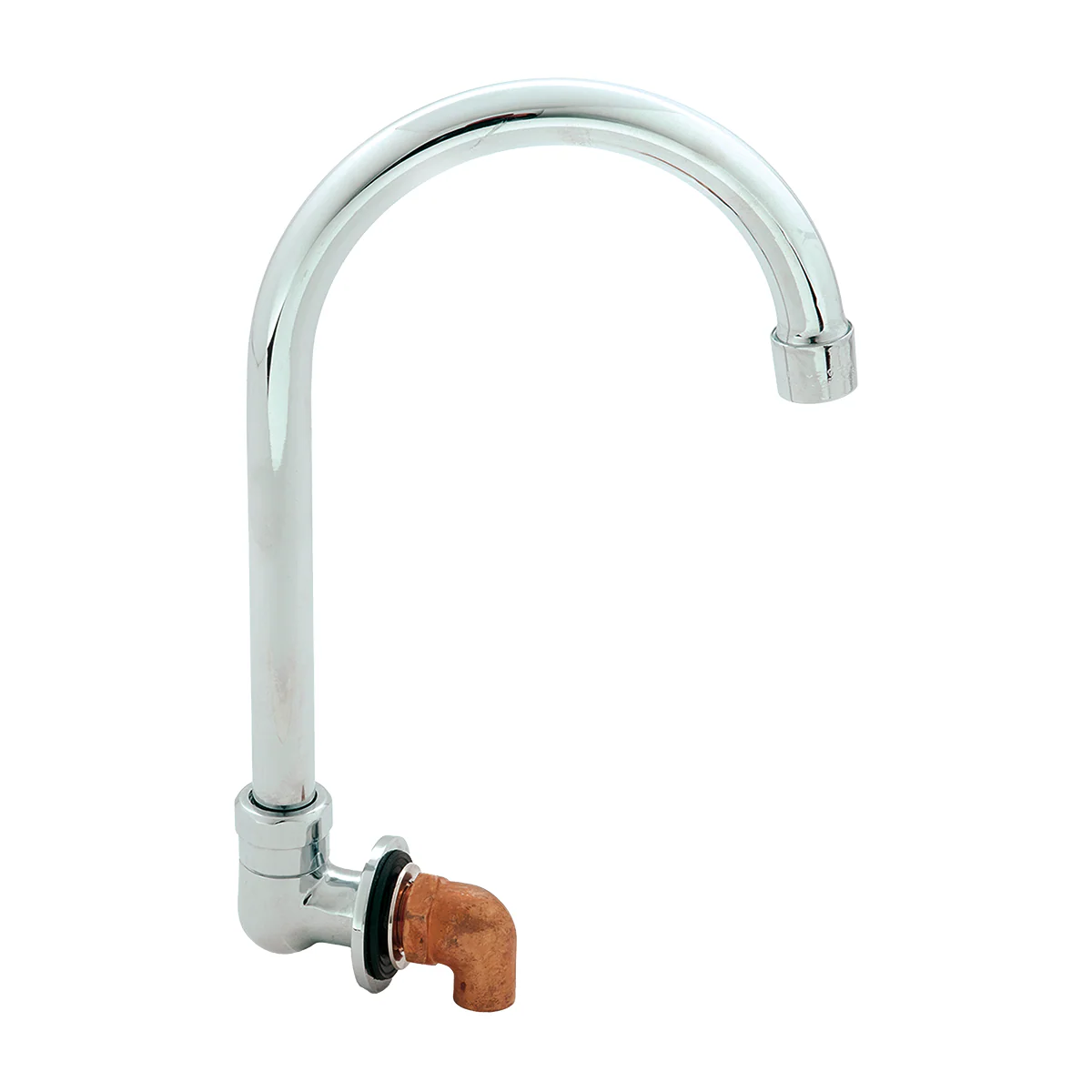 BXF-N75G | Cuello de ganso universal de pared Migsa para válvulas de rodilla o pie de 28 x 18 cm