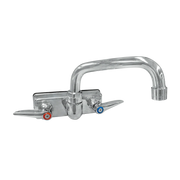 BXF-SM6 | Llave mezcladora de pared Migsa  de 4" con cuello de ganso de 6" y cierre rápido