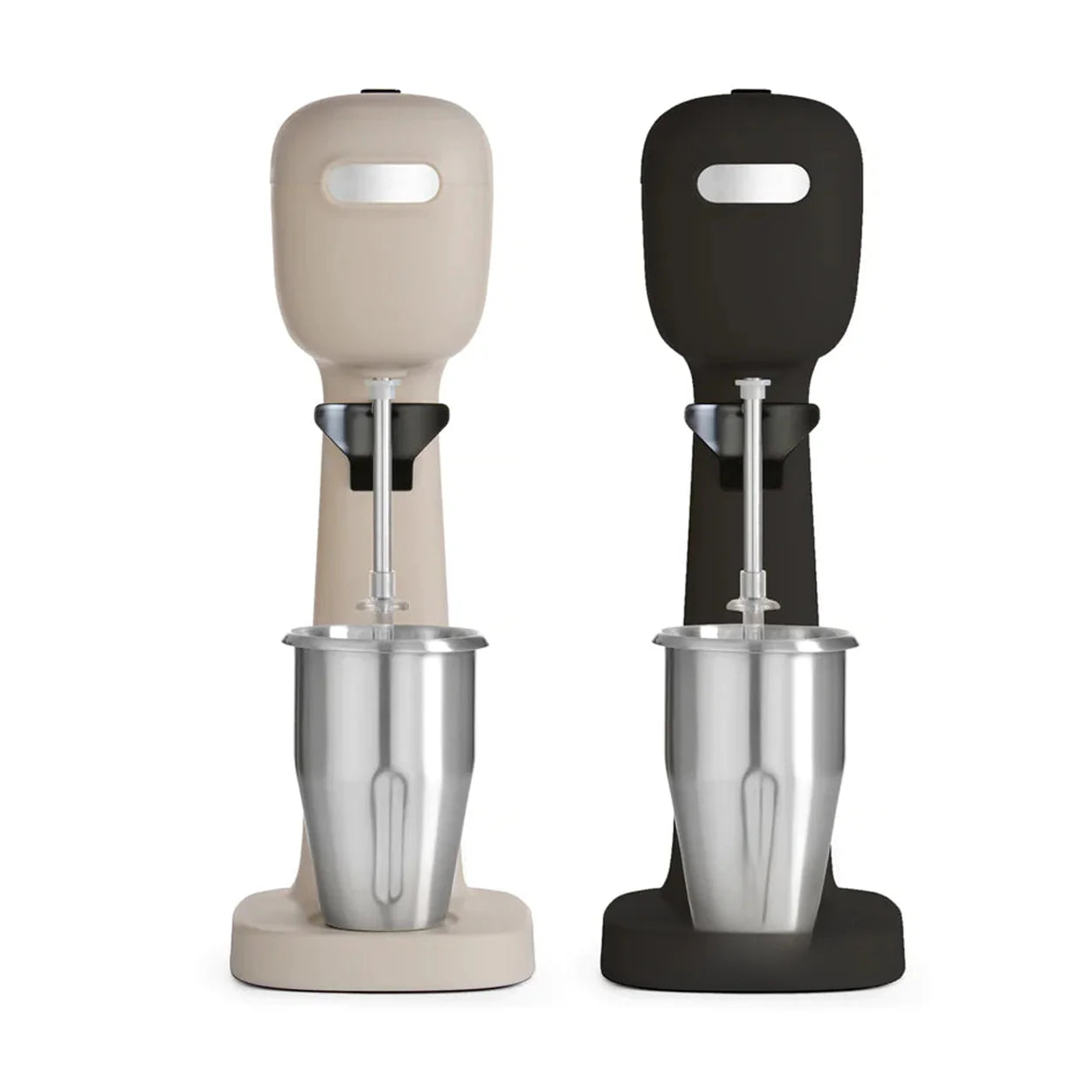 DM-D | Mezclador de bebidas Migsa 400 W con vaso de acero inoxidable de 1000 ml y agitadores intercambiables