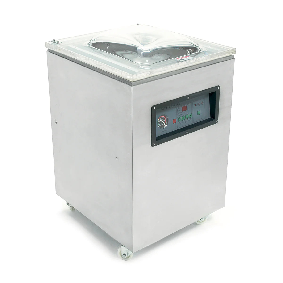 DZQ-400B | Empacadora al vacío de piso Migsa 900 W con doble barra selladora de 40 cm y campana de acrílico
