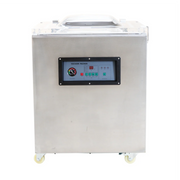 DZQ-600B | Empacadora al vacío de piso Migsa 1.8 kW con doble barra selladora de 55 cm y campana de acrílico