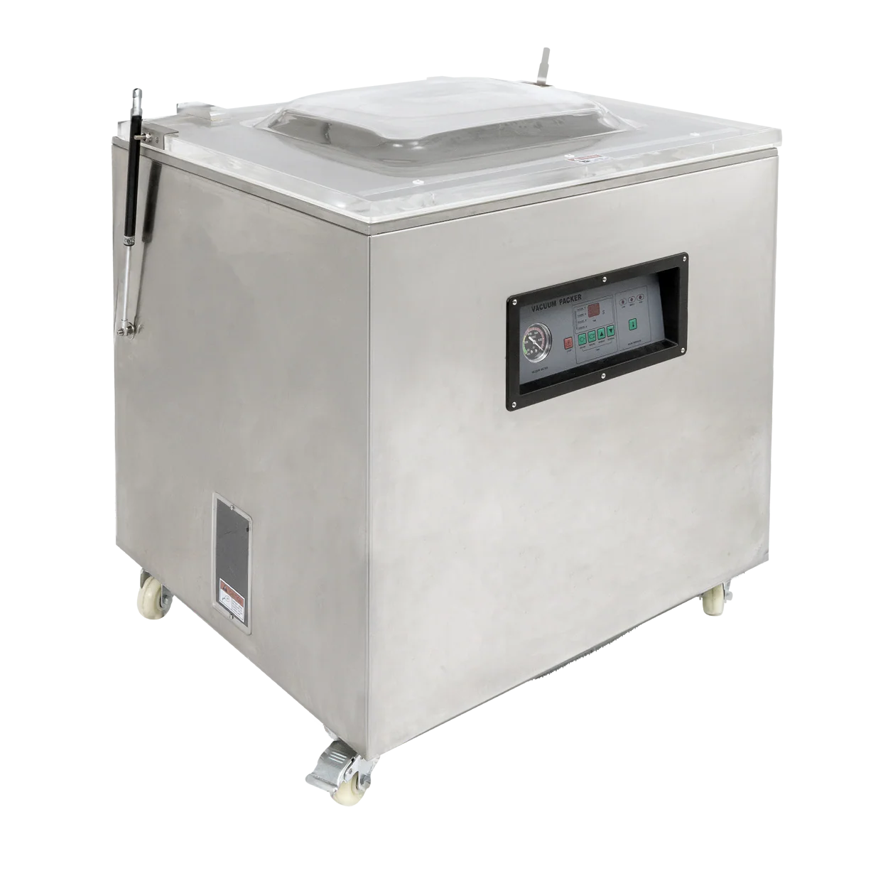 DZQ-800B | Empacadora al vacío de piso Migsa  2.4 kW con barra selladora de 80 cm y campana de acrílico