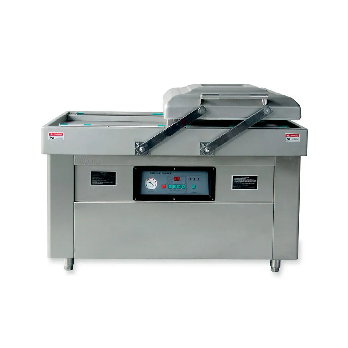DZQ-6002SA | Empacadora al vacío de doble campana Migsa  2.4 kW con doble barra selladora de 60 cm